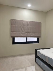 contoh gambar tirai lipat, gorden lipat, gorden roman blinds