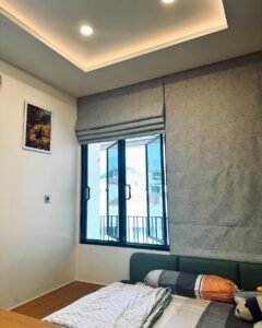 contoh gorden roman shade