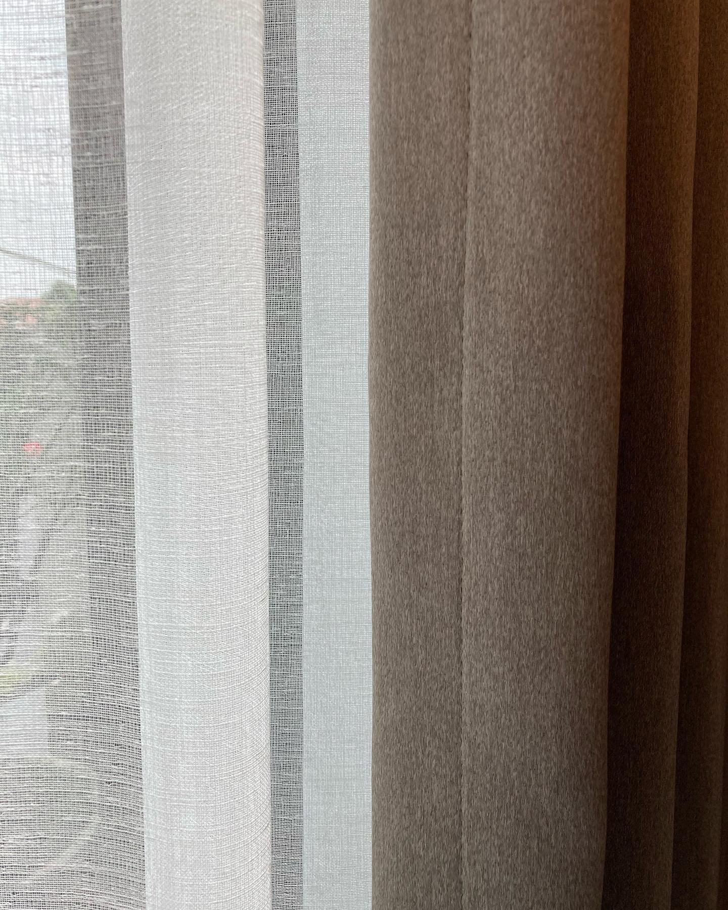 contoh gambar gorden kain linen, gorden hotel, gorden butik