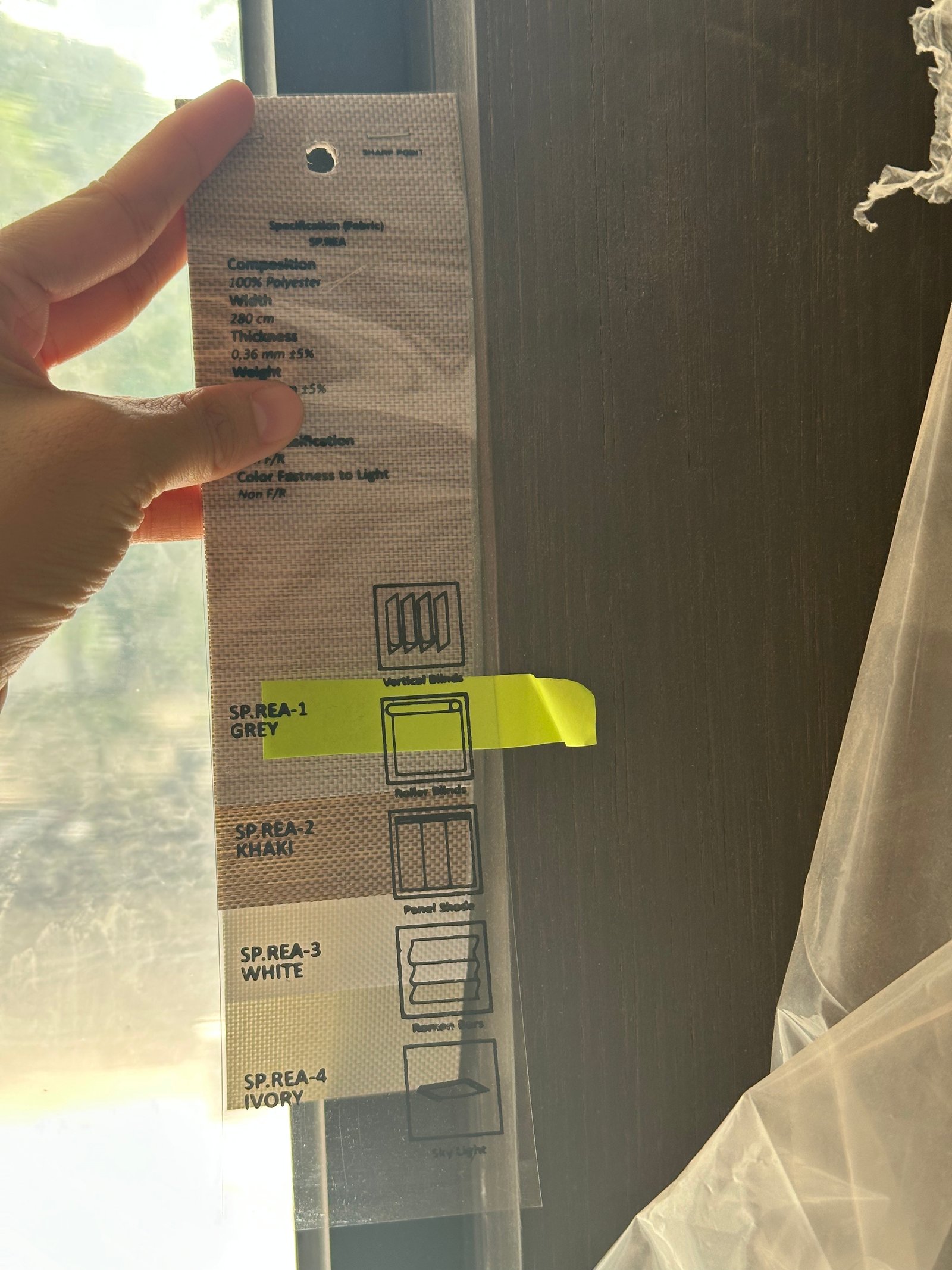 contoh gambar jenis gorden blackout, gorden sheer