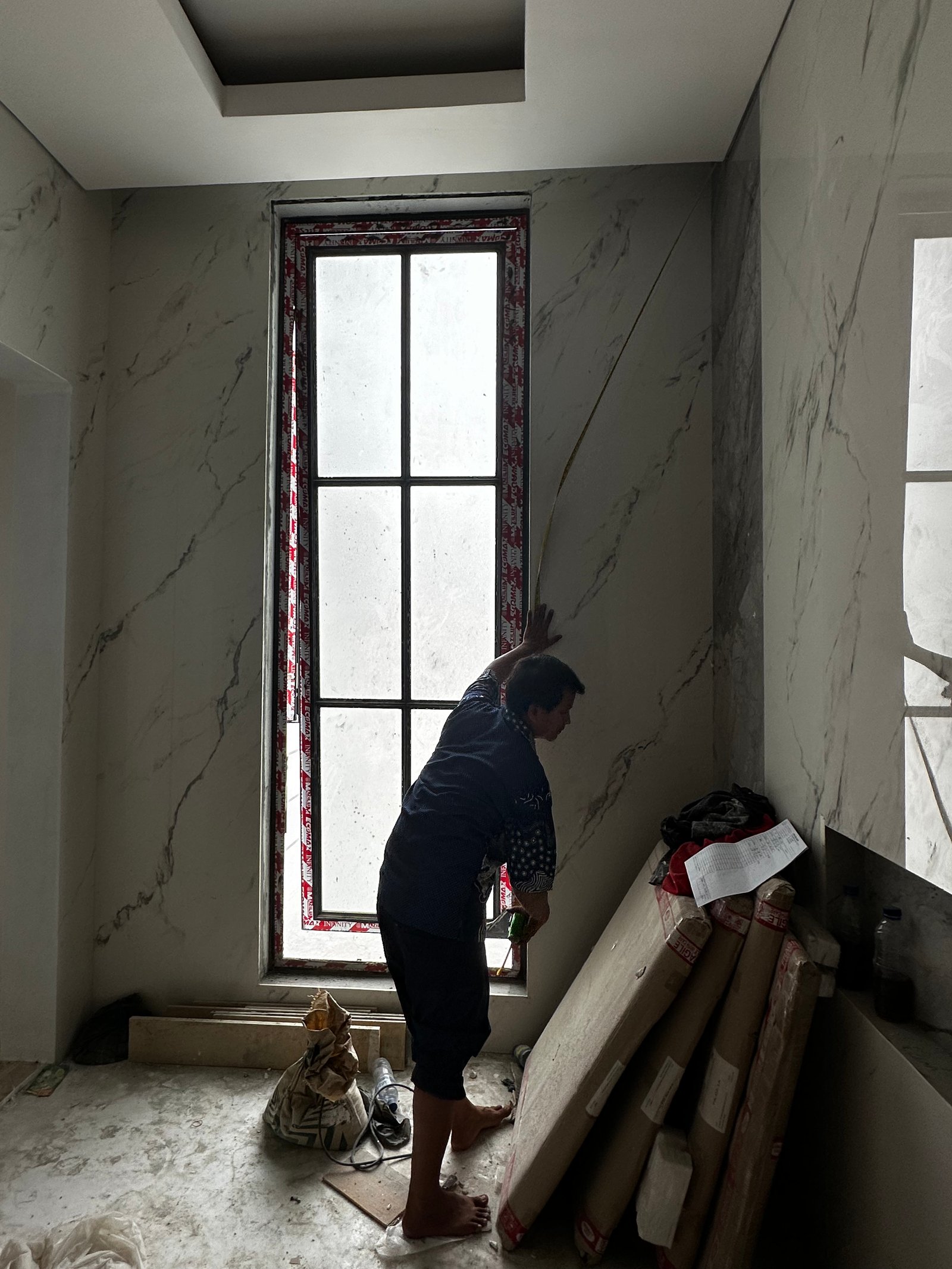 pengukuran gorden, pengukuran tirai