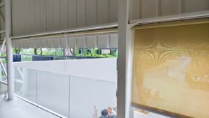 Aneka Sinar Abadi : Distributor Outdoor Roller Blind Anti UV untuk Padel Court