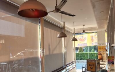 Supplier Zip Blind Kafe Outdoor Transparan Estetik Tahan Hujan