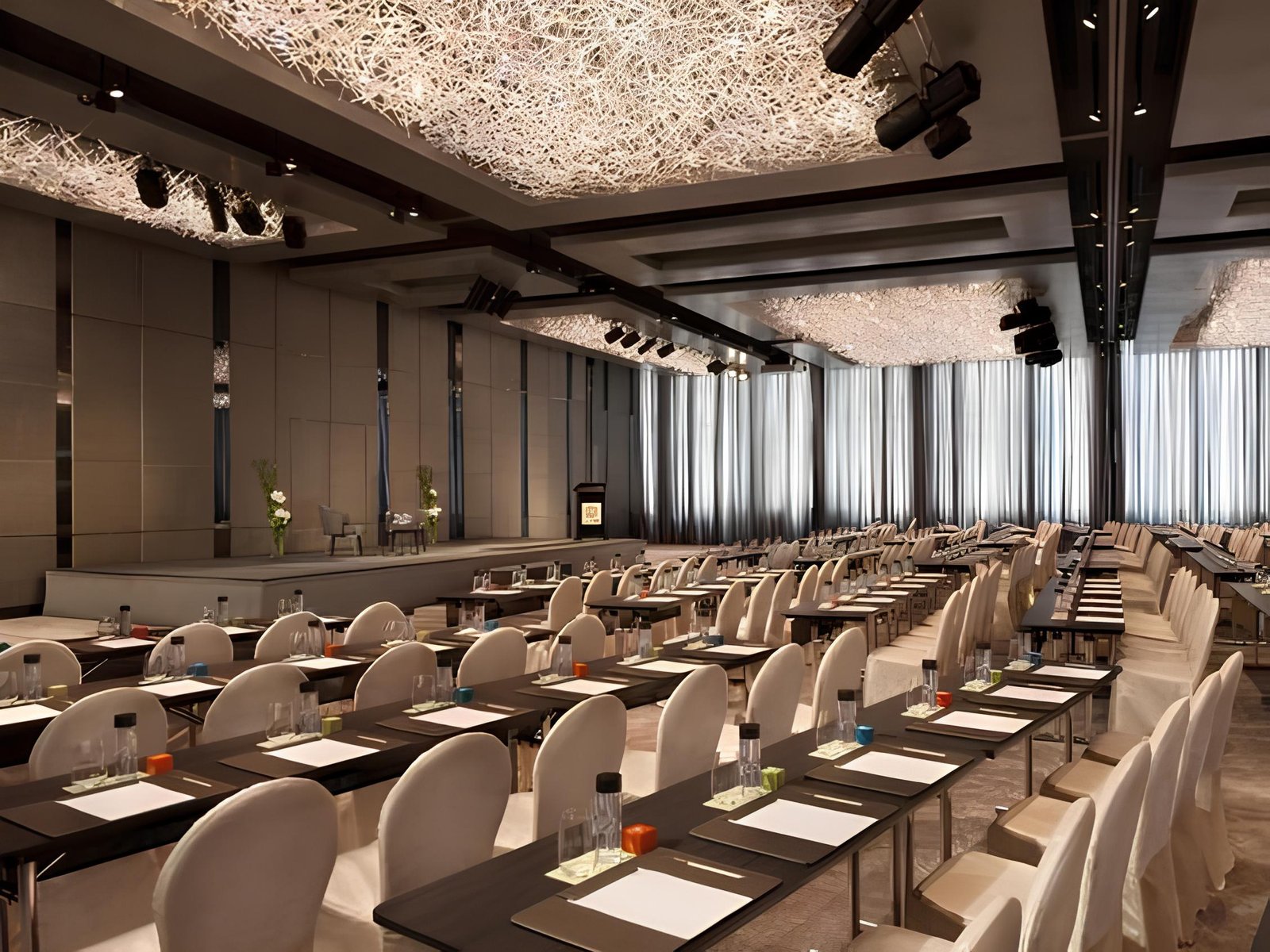 Supplier Gorden Aula Gedung | Pengadaan Tirai Tahan Api (Flame Retardant) 3 Aneka Sinar Abadi sebagai Distributor Gorden Convention Hall menawarkan Jual Blind untuk Ruang Serbaguna