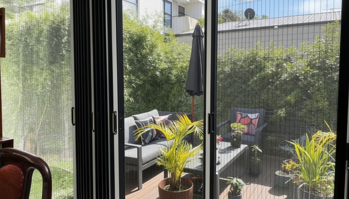 contoh gambar pintu kasa nyamuk lipat dan sliding