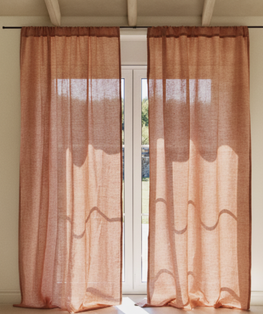 gambar Gorden Linen Natural