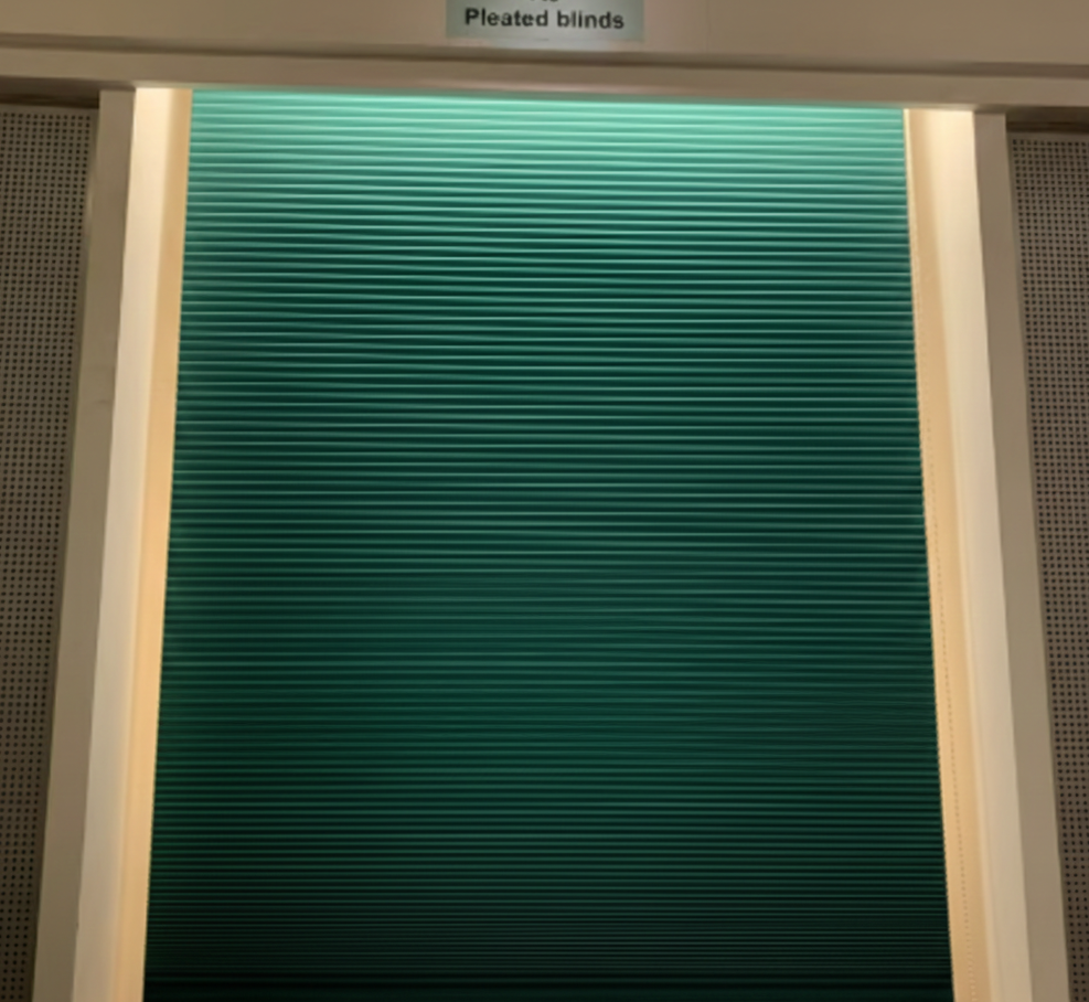 gambar gorden lipat / pleated