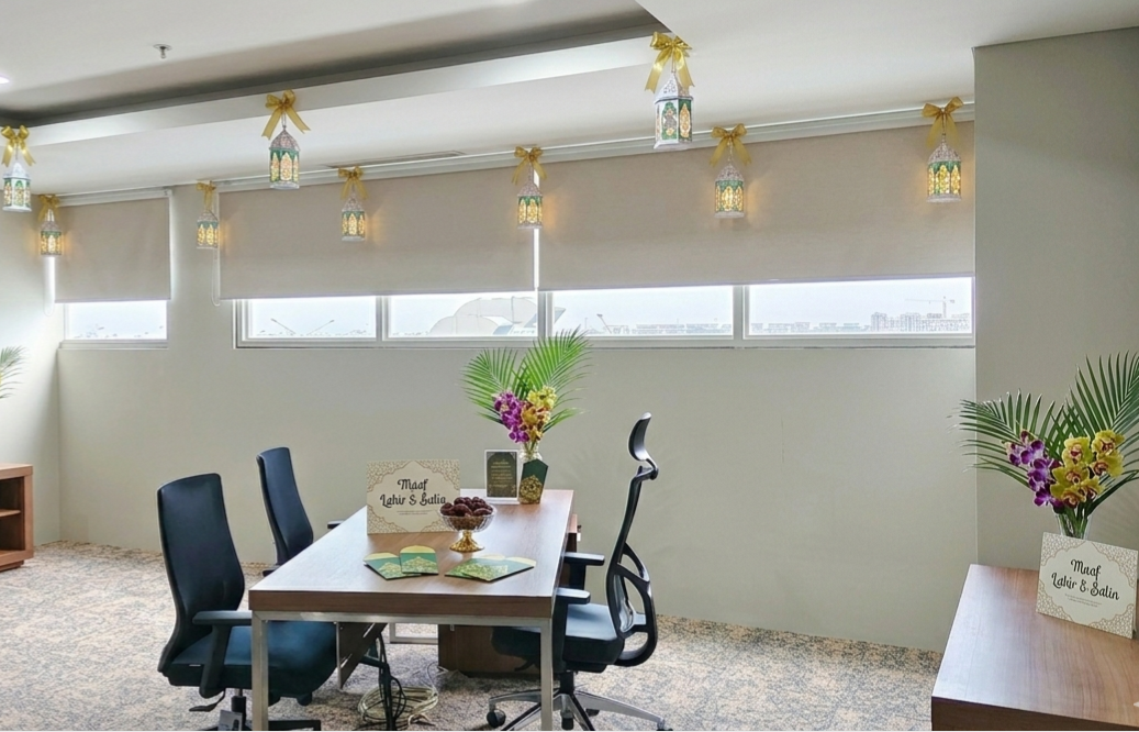 Jasa Dekorasi Lebaran Interior Kantor Sambut Hari Raya Idul Fitri