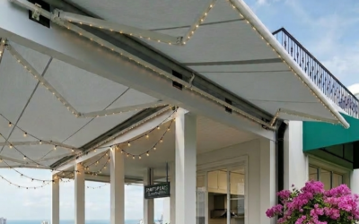 Supplier Awning Gulung Remot: Kanopi Otomatis untuk Rooftop Restoran & Cafe