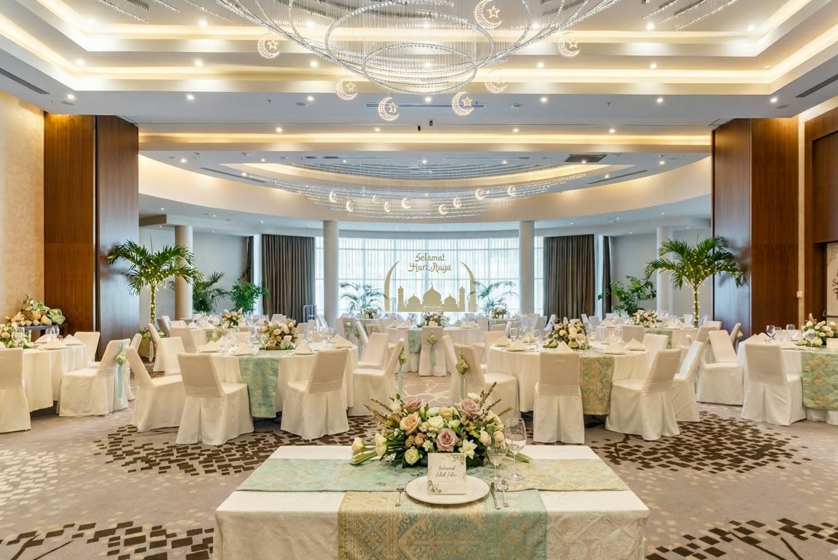 Supplier Gorden Lebaran Idul Fitri, Pengadaan Interior Ballroom