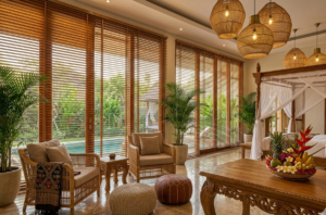 penggunaan Wooden Blind Villa / Tirai Kayu Premium Minimalis