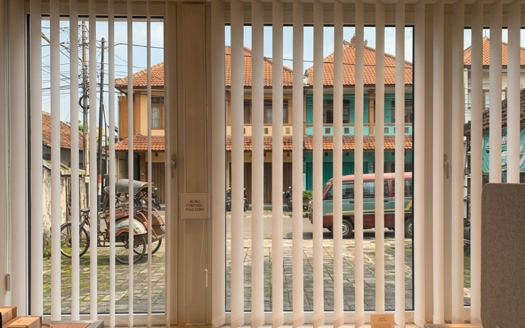 Distributor Tirai Toko Retail / Jual Vertical Blind untuk Ruang Usaha Kecil