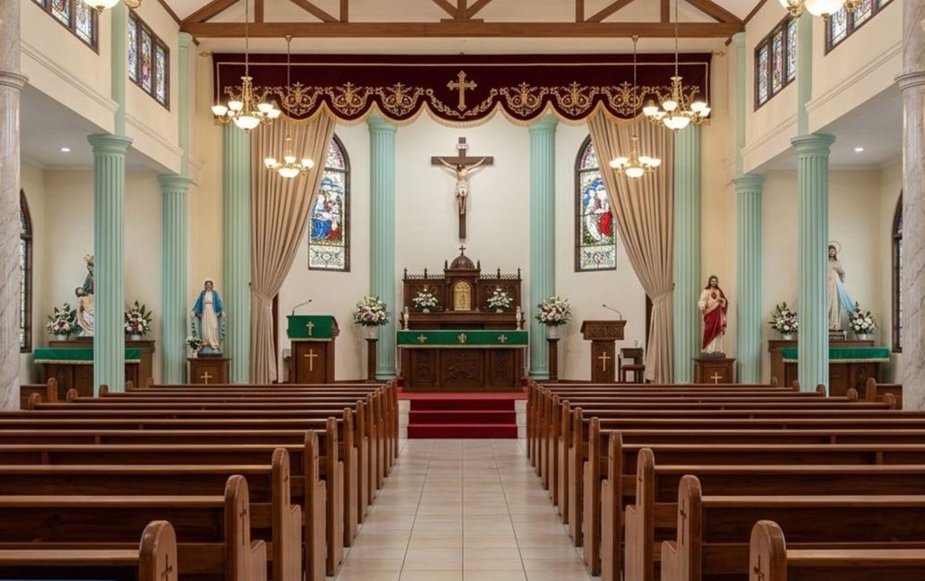 Jasa Pasang Gorden Gereja: Kontraktor Tirai Besar & Tinggi