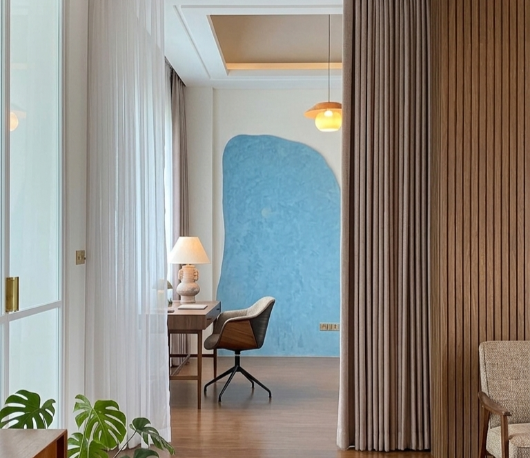 Supplier Jual Gorden Pembatas Ruangan Harga Terbaik | Sekat Masjid, Rumah, Salon dan Spa