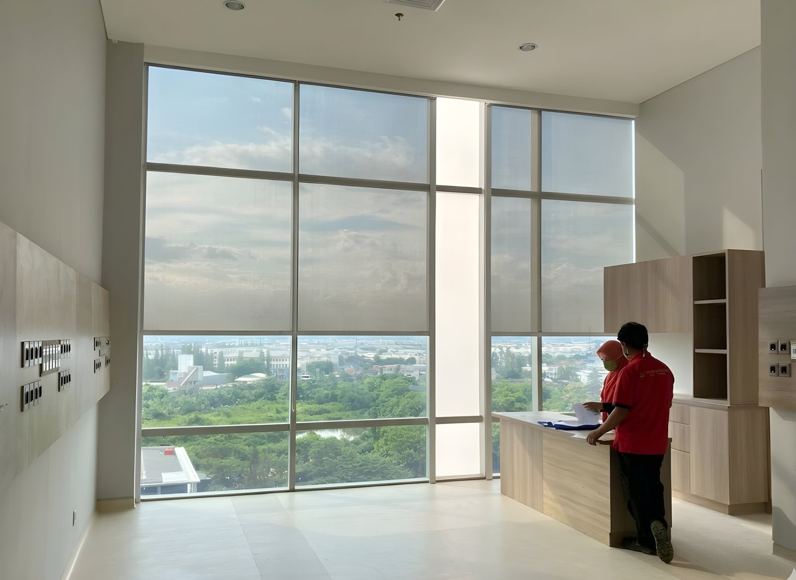 Supplier Zipblind Jakarta / Tirai Eksterior untuk Fasad Bangunan