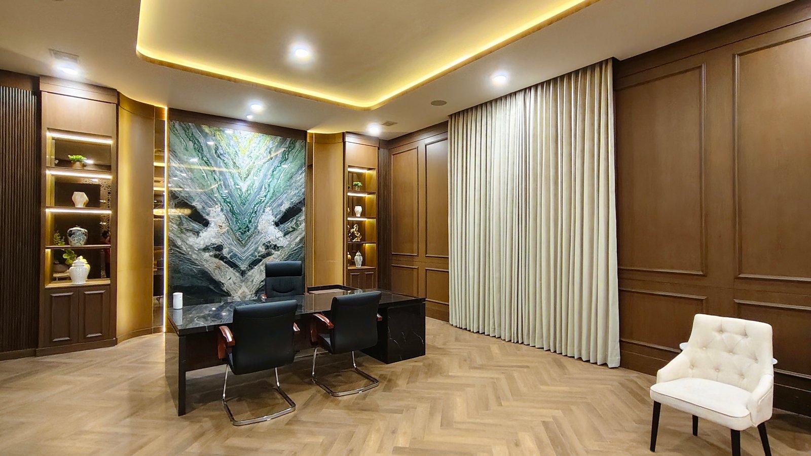 gambar gorden kantor