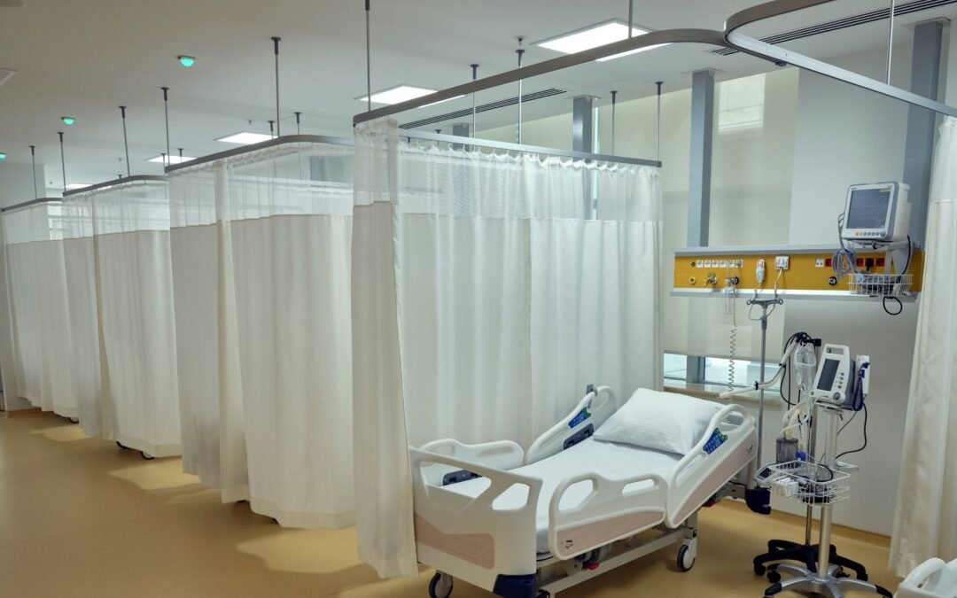 Rel Gorden Lengkung untuk Ruang UGD / Gorden Pembatas Pasien