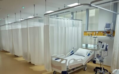Rel Gorden Lengkung untuk Ruang UGD / Gorden Pembatas Pasien