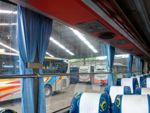 supplier gorden bus, gorden holder bus, pengadaan tirai bus tahan api