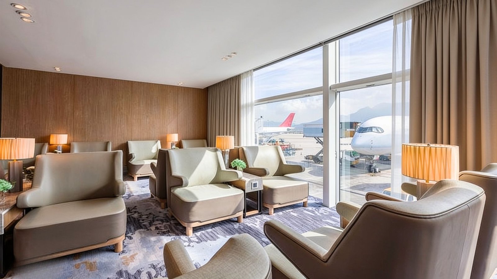 Supplier Gorden Airport Lounge: Paket Penawaran Interior Grosir untuk Bandara Internasional 2 Gorden Lounge Bandara