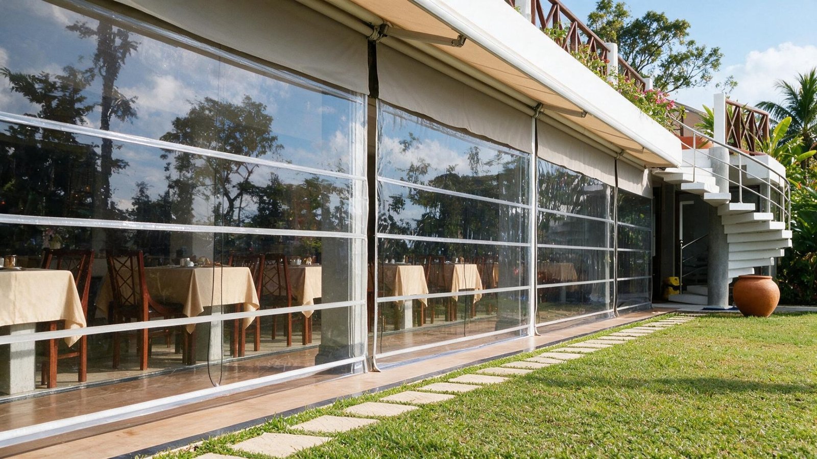 gambar Roller Blind Monsoon PVC