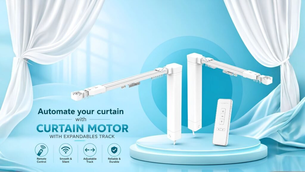 Aneka Sinar Abadi Jual BARDI Smart Curtain Motor untuk Tirai Gorden Otomatis
