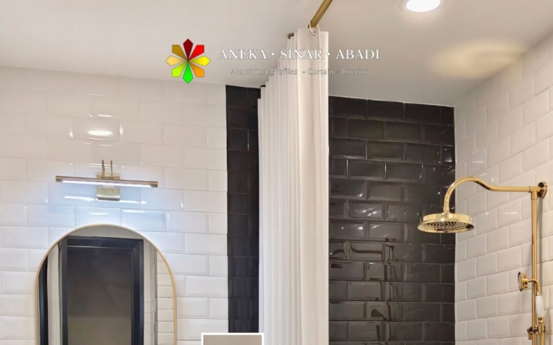 Aneka Sinar Abadi Jual Gorden Kamar Mandi / Shower Curtain PVC