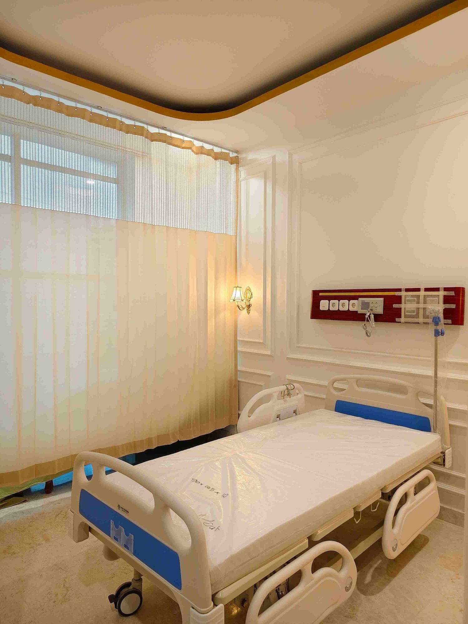 gorden rumah sakit, gorden sekat ruangan / gorden pembatas pasien