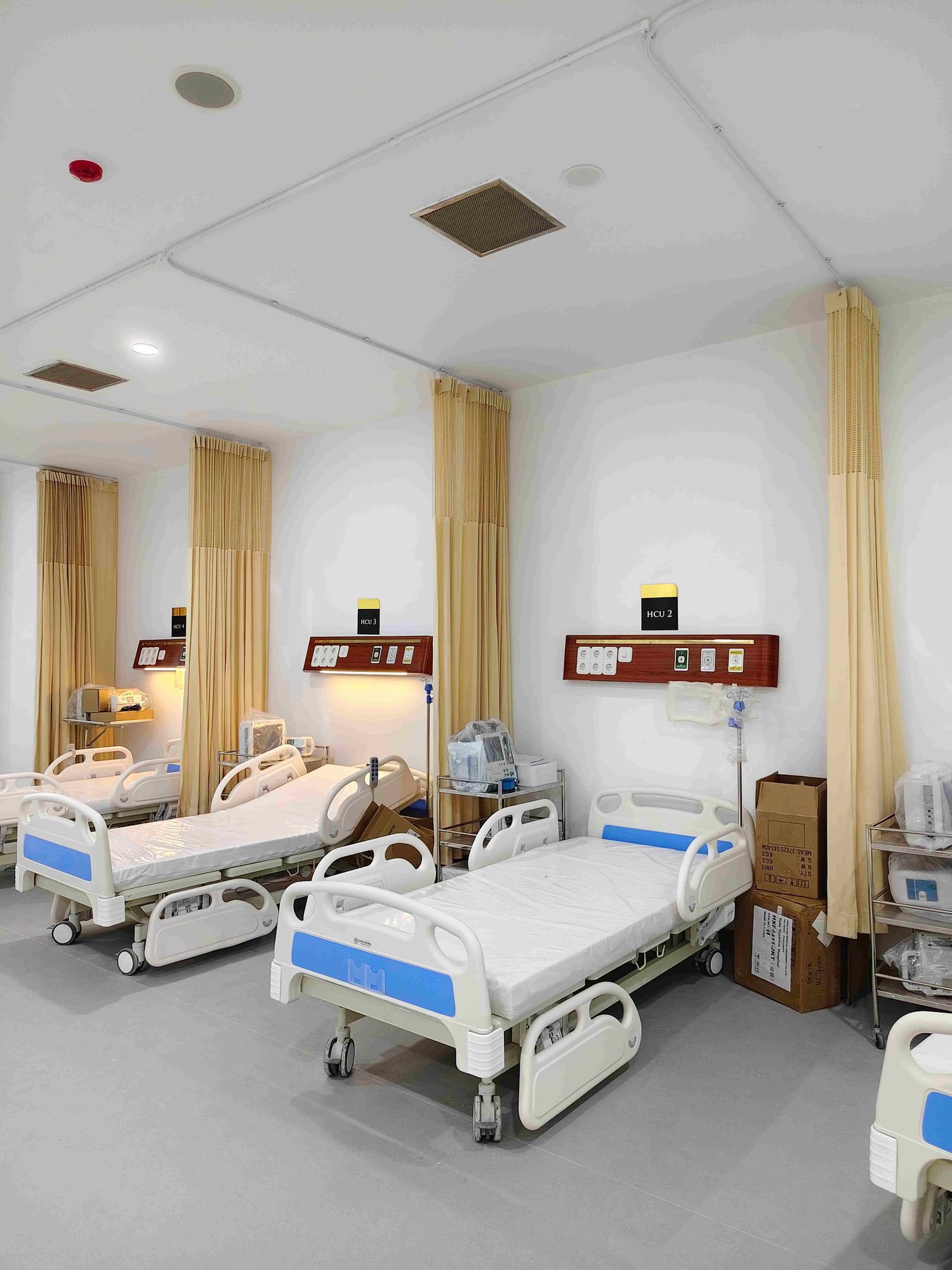 gorden rumah sakit, gorden sekat ruangan / gorden pembatas pasien