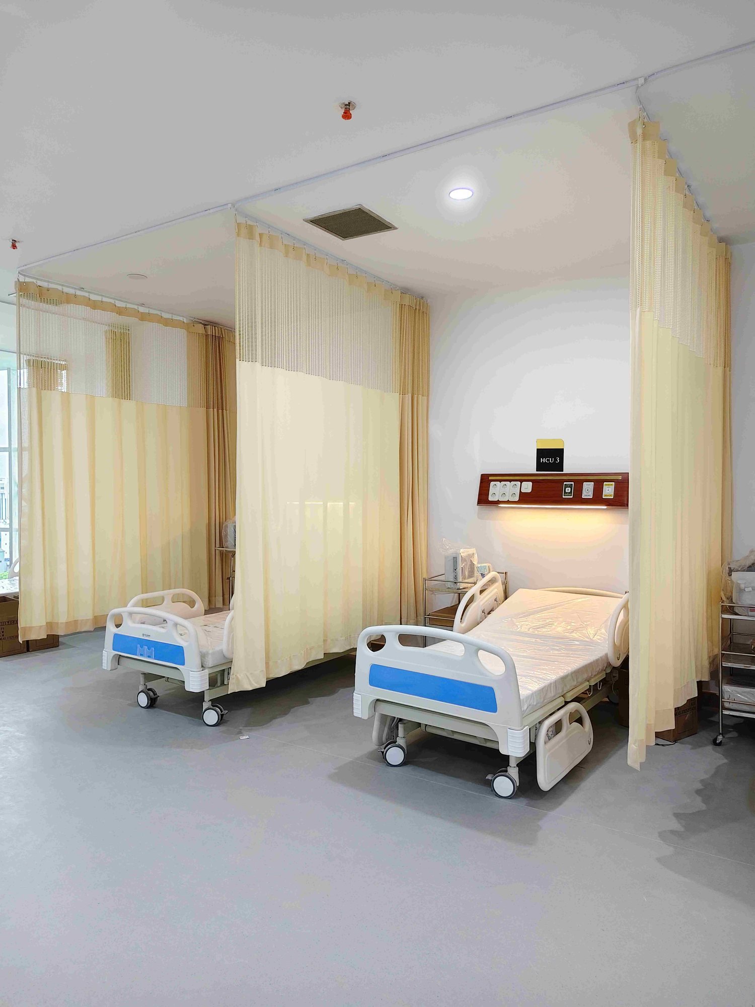 gorden rumah sakit, gorden sekat ruangan / gorden pembatas pasien